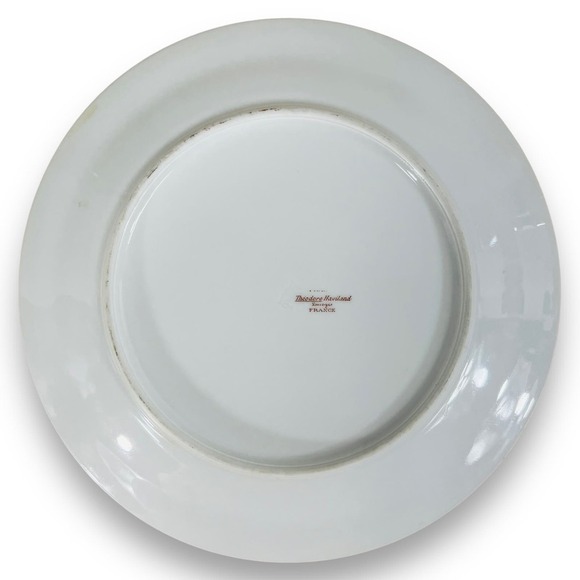 Theodore Haviland Limoges Plate 1930s France Pink Floral 8.5” Vintage - Picture 3 of 5